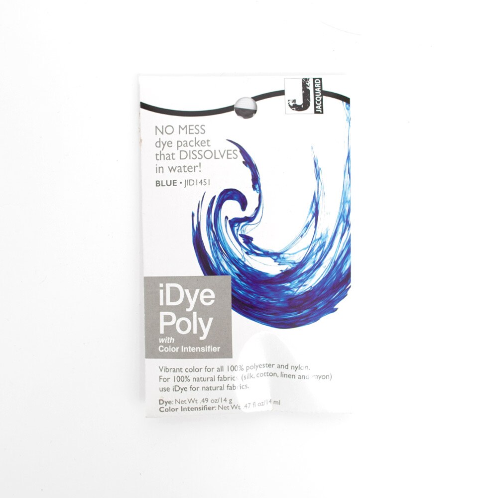 Jacquard, Fabric Dye, Art & School, iDye, Poly, 14gm, 47172, Poly Blue